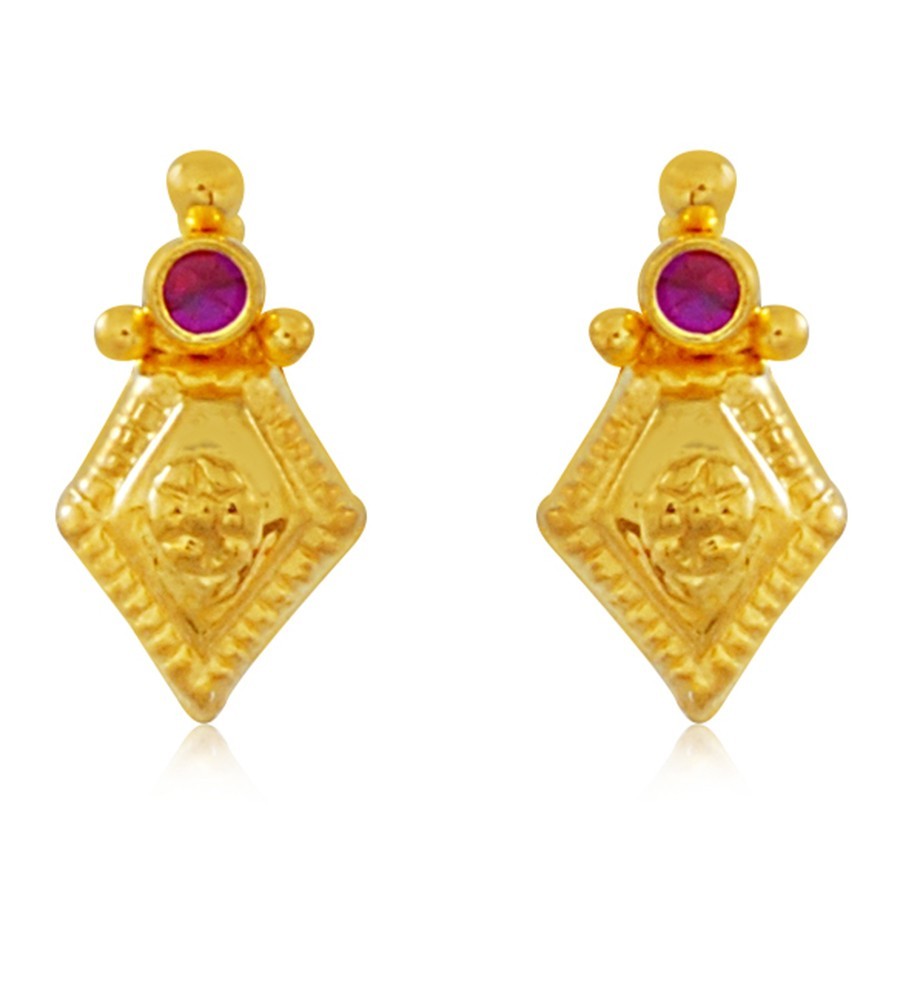 alluring-kids-gold-stud-jewelry-online-shopping-gold-earring