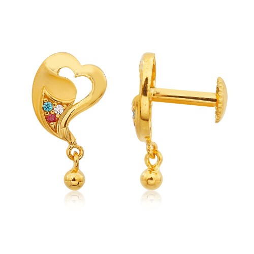 Gold earrings 2025 under 2000