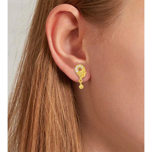 Chote shop gold earrings